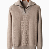 Sweter z zamkiem Taranto Merino Wełna