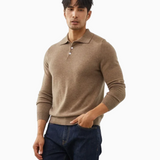 Sweter Polo z Kaszmiru Ponza