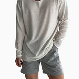 Dzianinowy T-shirt Casual