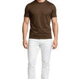 T-shirt Slim-Fit z Bawełny Premium