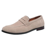 Lekkie Zamszowe Loafersy