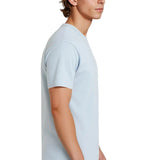 Bawełniany T-shirt – Mglisty Niebieski
