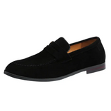 Lekkie Zamszowe Loafersy