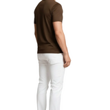 T-shirt Slim-Fit z Bawełny Premium