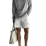 Dzianinowy T-shirt Casual
