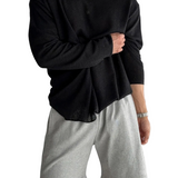 Dzianinowy T-shirt Casual