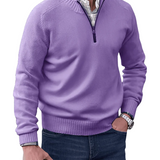 Sweter Casual na Zamek
