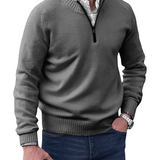 Sweter Casual na Zamek