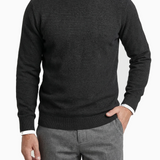 Sweter Męski z Okrągłym Dekoltem