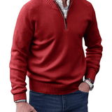 Sweter Casual na Zamek