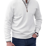 Sweter Casual na Zamek