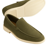 Loafersy Casual – Oliwkowe
